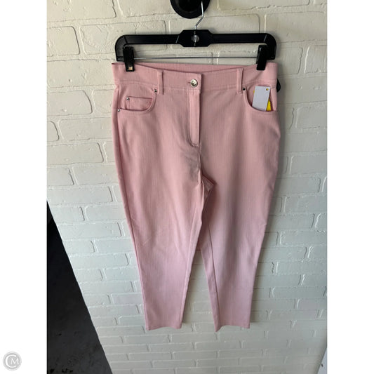 Jeans Straight By Charlie Paige In Pink, Size: 8