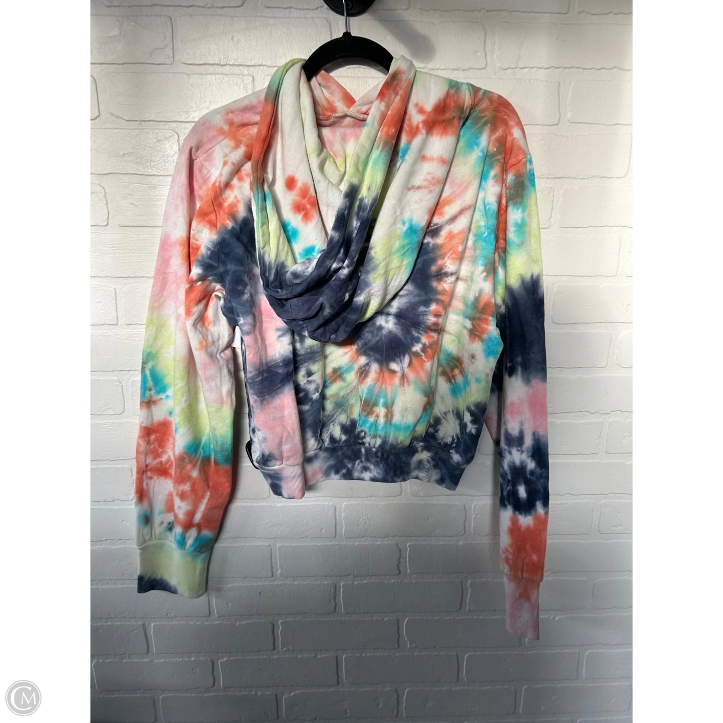 Sweatshirt Hoodie By Afrm In Tie Dye Print, Size: L