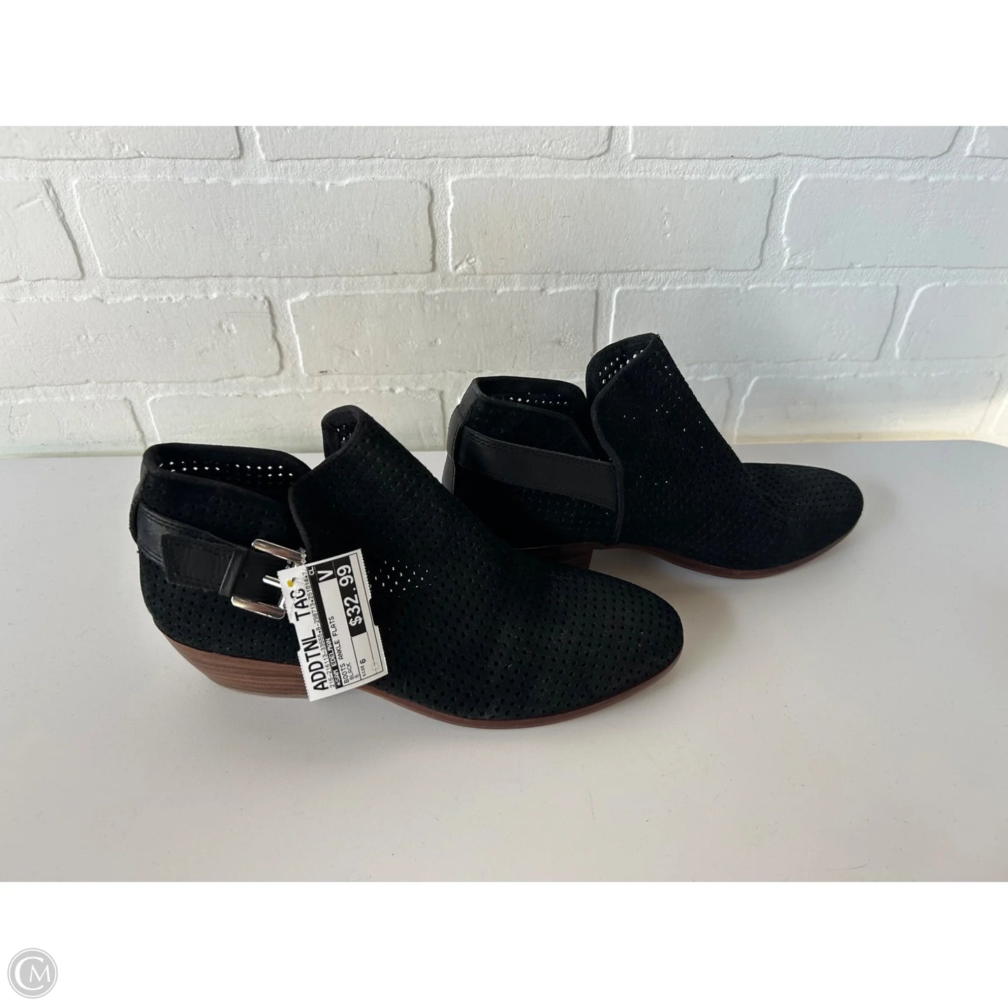 Boots Ankle Flats By Sam Edelman In Black, Size: 6