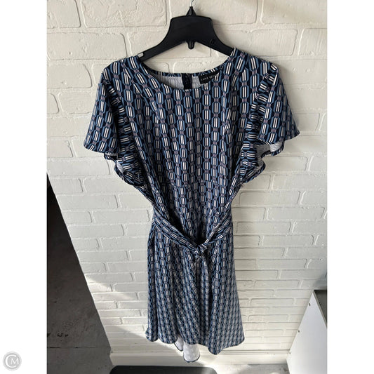 Dress Work By Lane Bryant In Blue & White, Size: 1x