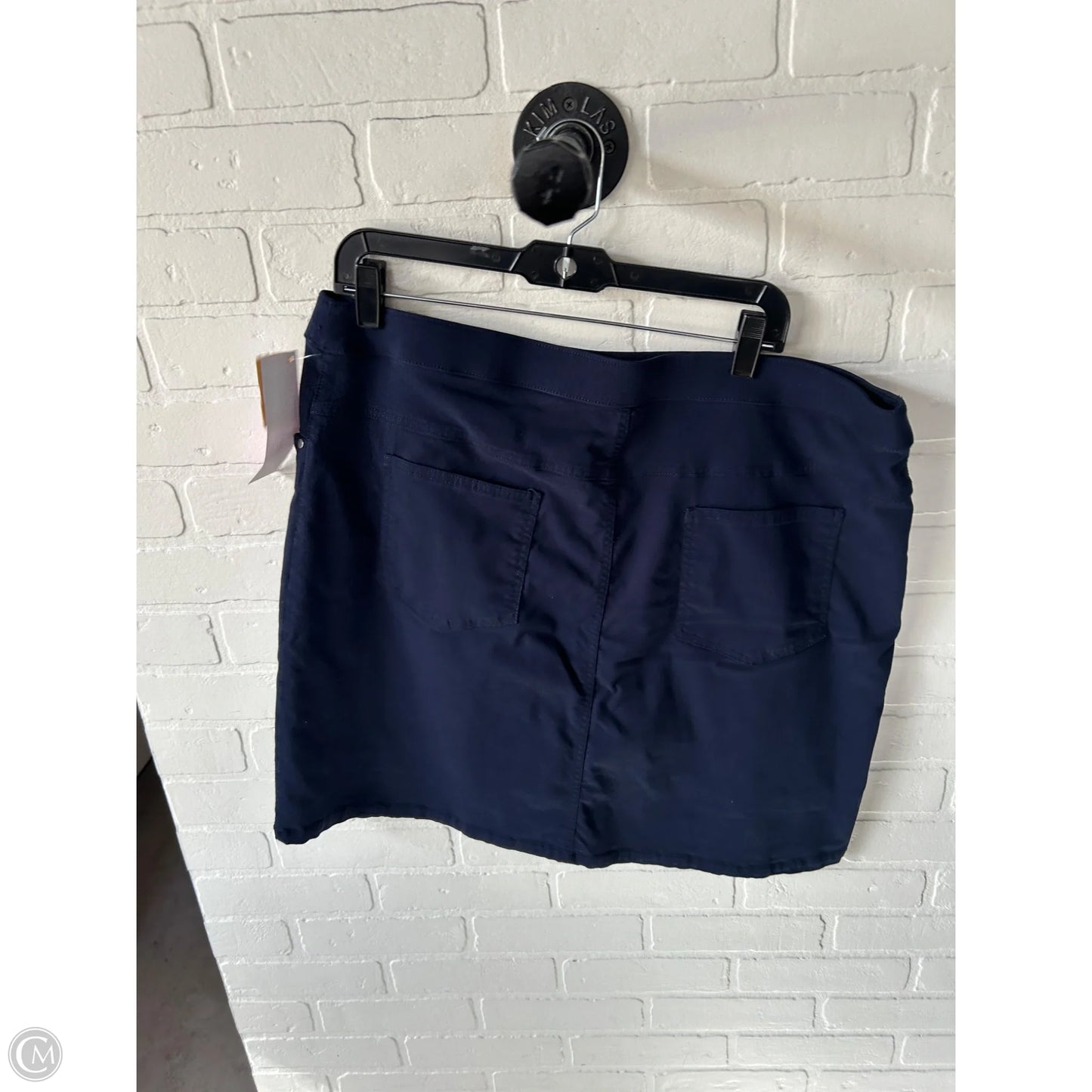 Skort By Hearts Of Palm In Navy, Size: 16