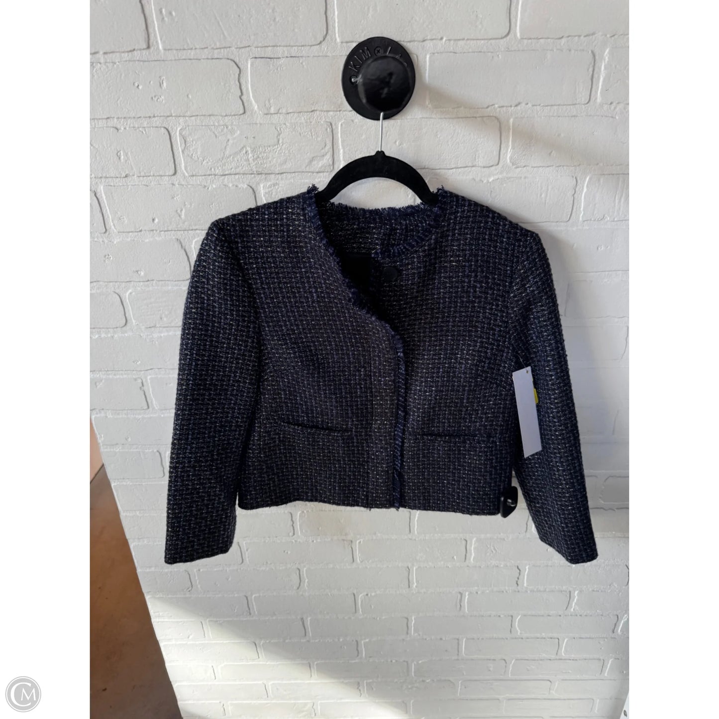 Blazer By Banana Republic In Black & Blue, Size: Sp