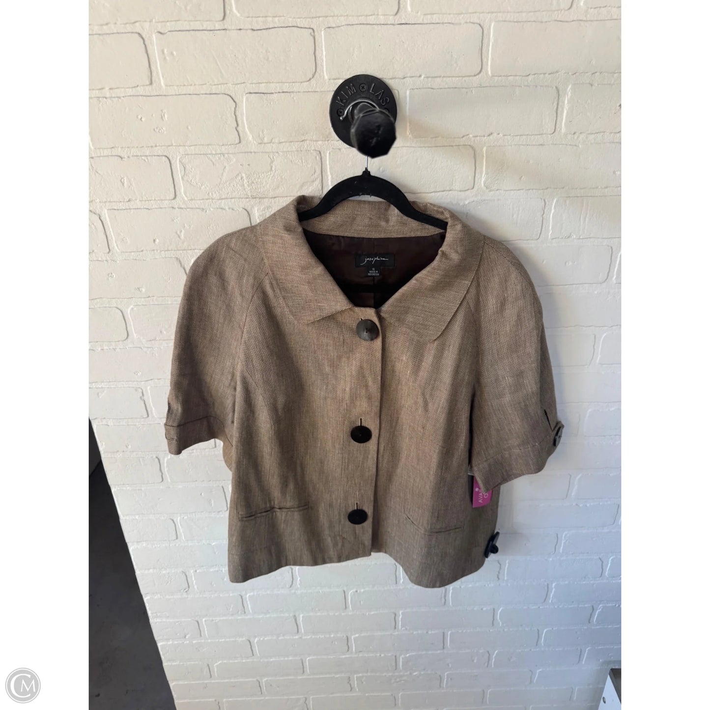 Blazer By Josephine Chaus In Brown, Size: Xl