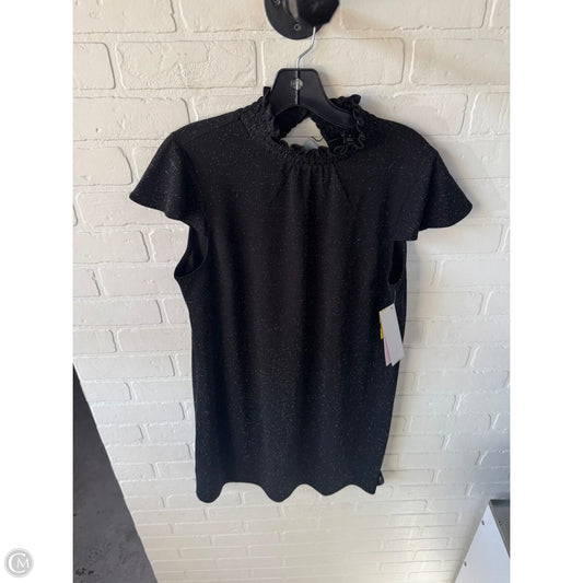 Dress Party Midi By Ann Taylor In Black & Silver, Size: Mp