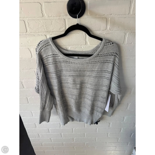 Sweater By White House Black Market In Grey & Silver, Size: M