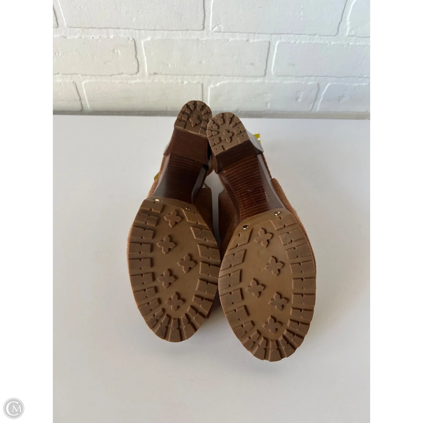 Sandals Heels Block By Michael By Michael Kors In Brown, Size: 9