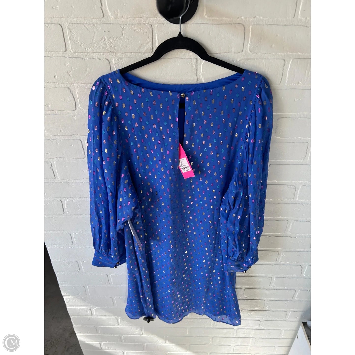 Dress Designer By Lilly Pulitzer In Blue & Pink, Size: L