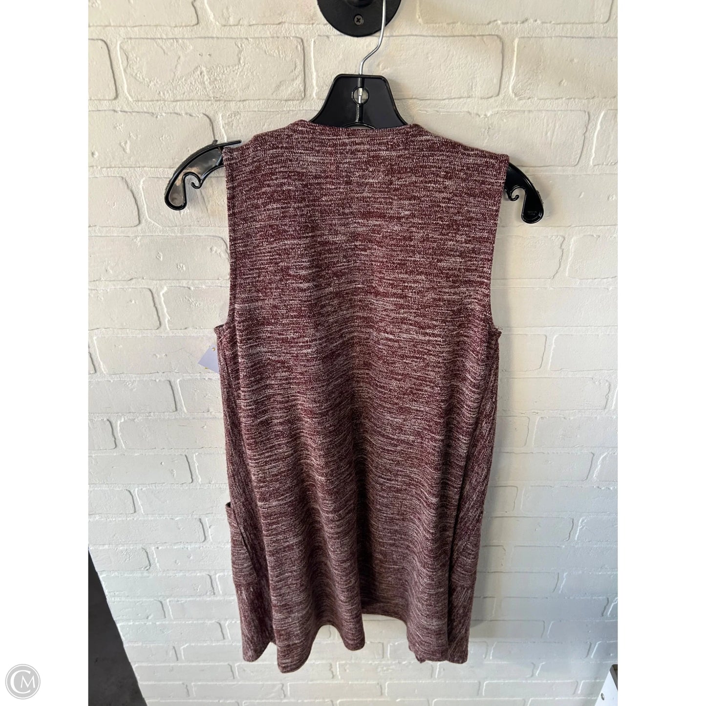 Vest Sweater By Cupio In Brown, Size: S