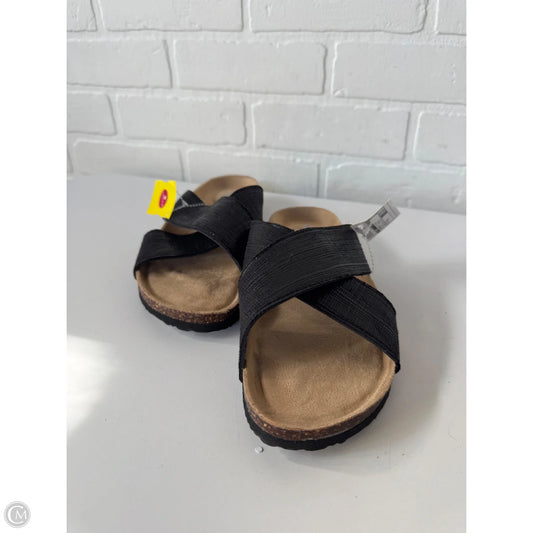 Sandals Flats By Cme In Black & Brown, Size: 8
