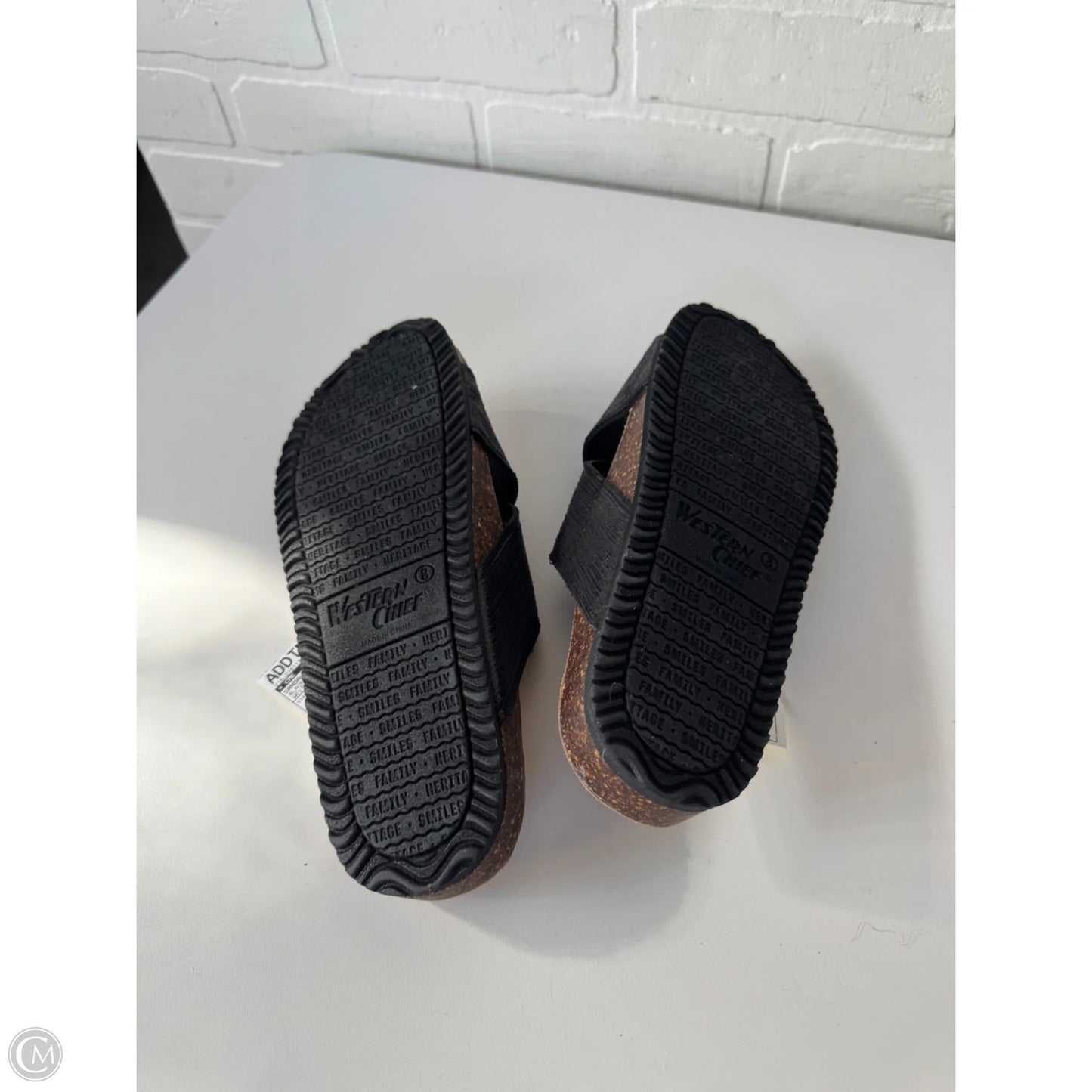 Sandals Flats By Cme In Black & Brown, Size: 8