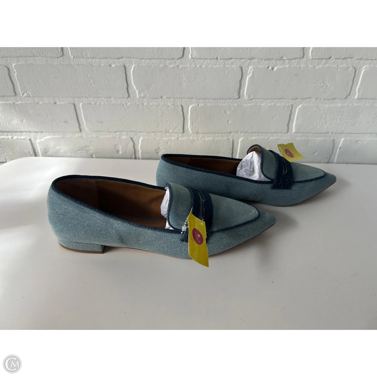 Shoes Flats By Talbots In Blue Denim, Size: 10