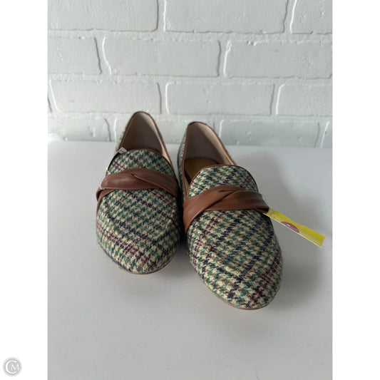 Shoes Flats By Talbots In Brown & Green, Size: 10