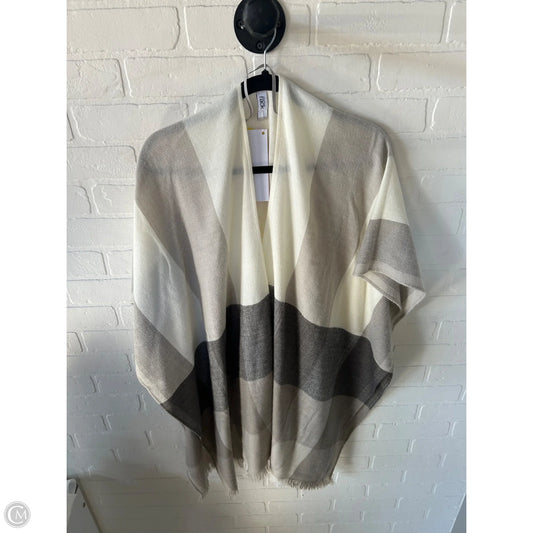 Shawl By Nordstrom In Brown & Cream, Size: Osfm