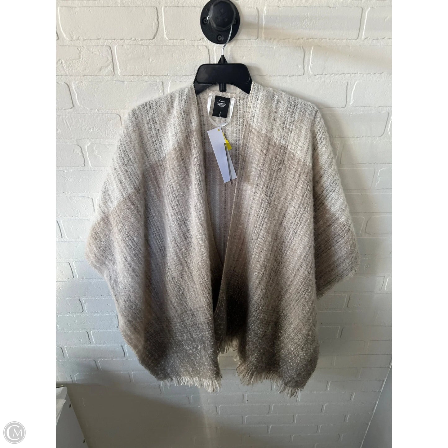 Shawl By Cejon In Brown & Cream, Size: Osfm