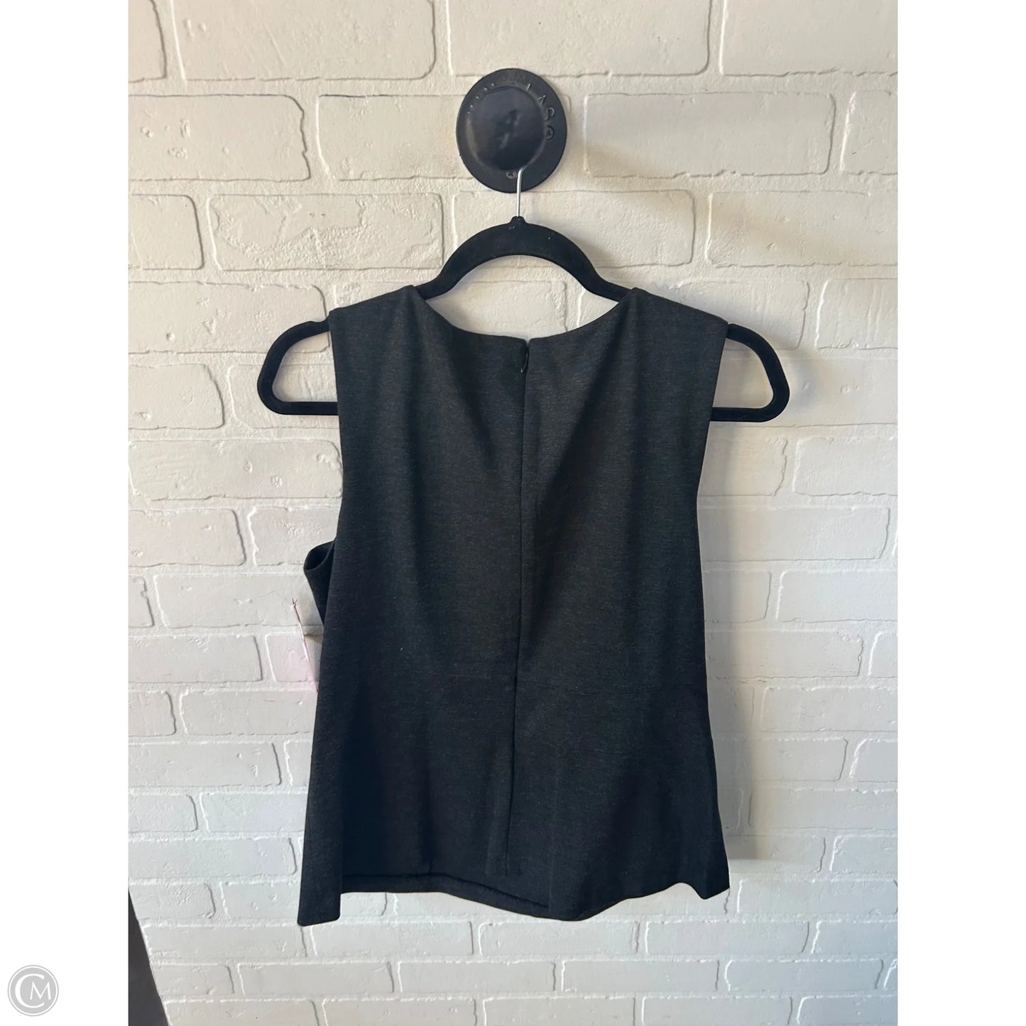 Blouse Sleeveless By Cabi In Grey, Size: Xl