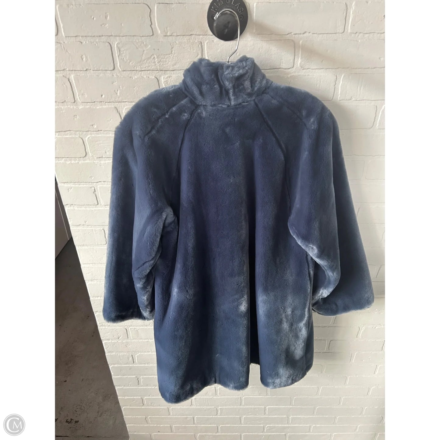 Coat Parka By Clothes Mentor In Blue, Size: M
