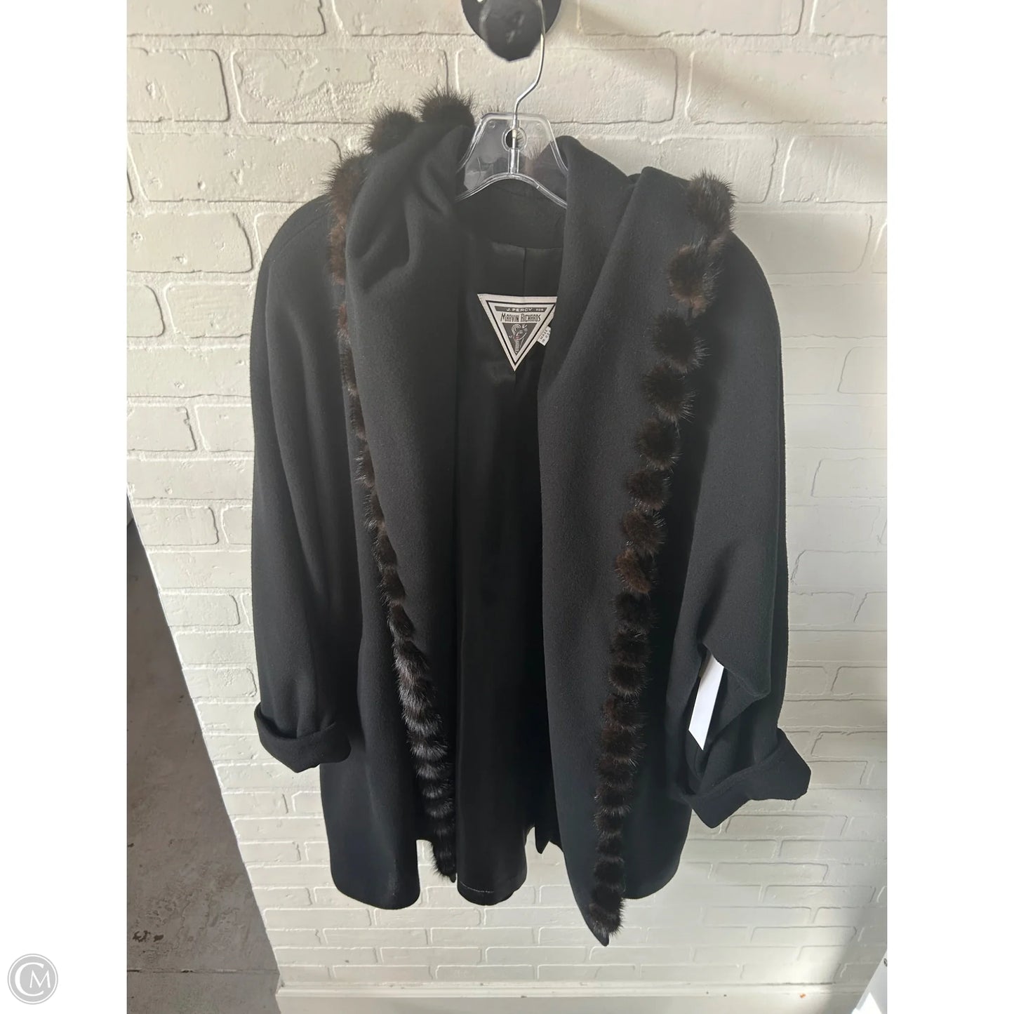 Coat Other By Marvin Richards In Black & Brown, Size: L