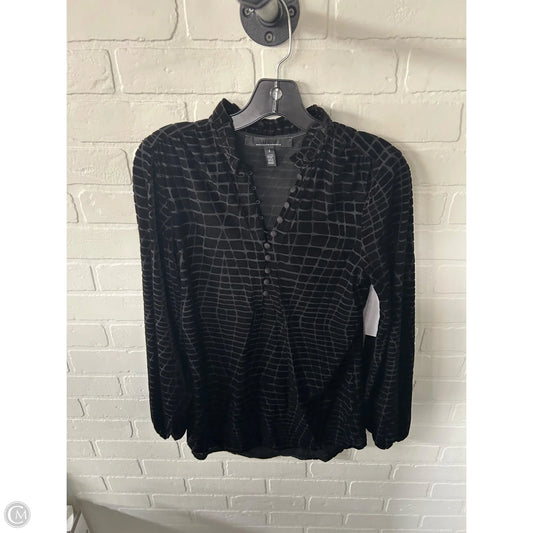 Tunic Long Sleeve By White House Black Market In Black, Size: S