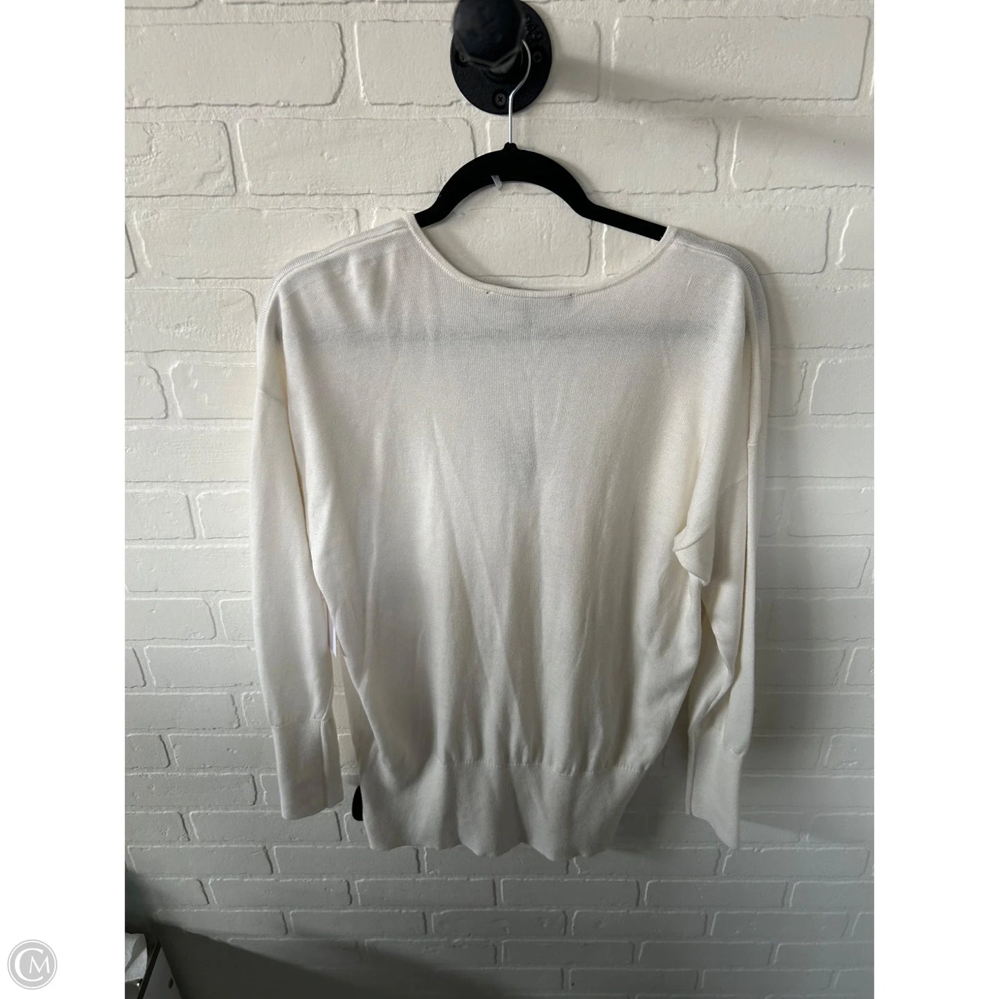 Sweater By White House Black Market In White, Size: L