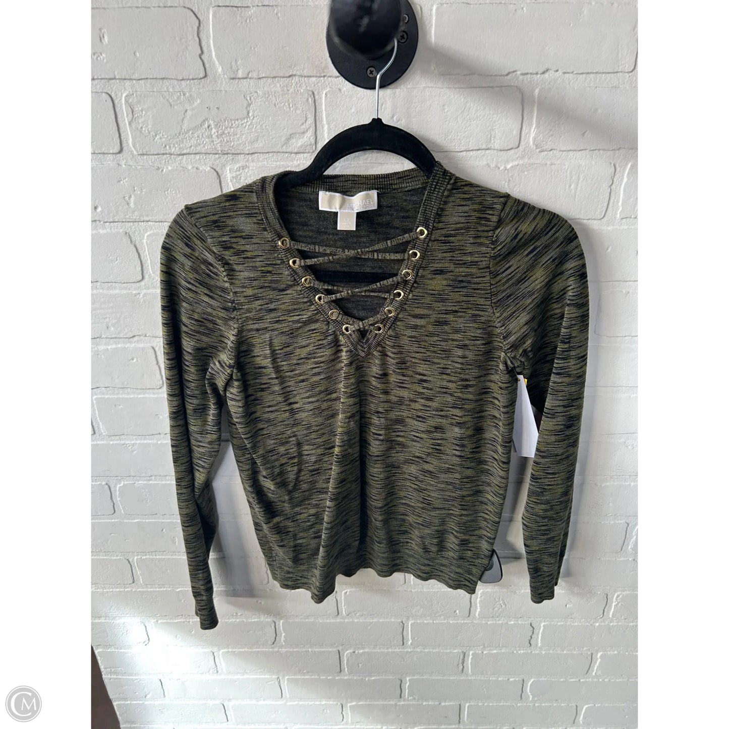 Sweater By Michael By Michael Kors In Green, Size: Xs