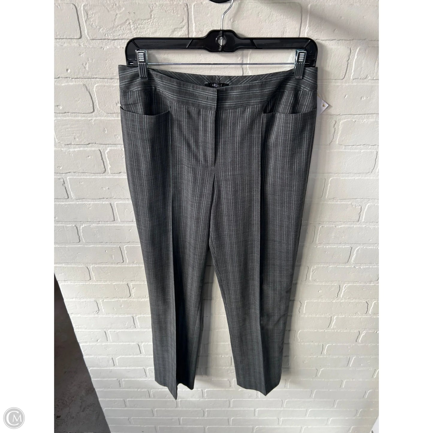 Pants Dress By Carlisle In Grey & White, Size: 6