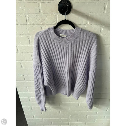 Sweater By Clothes Mentor In Purple, Size: L