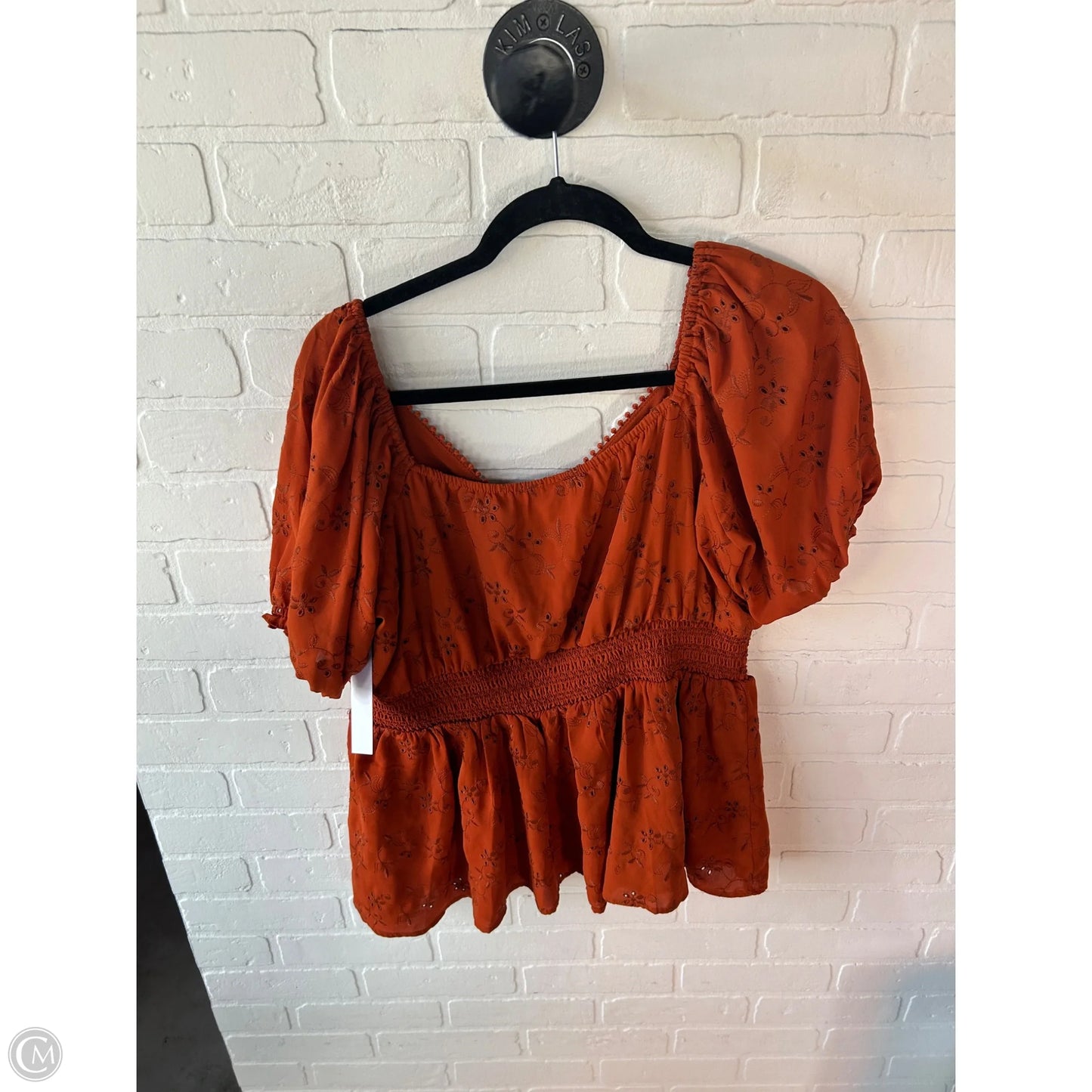 Top Short Sleeve By Torrid In Orange, Size: L