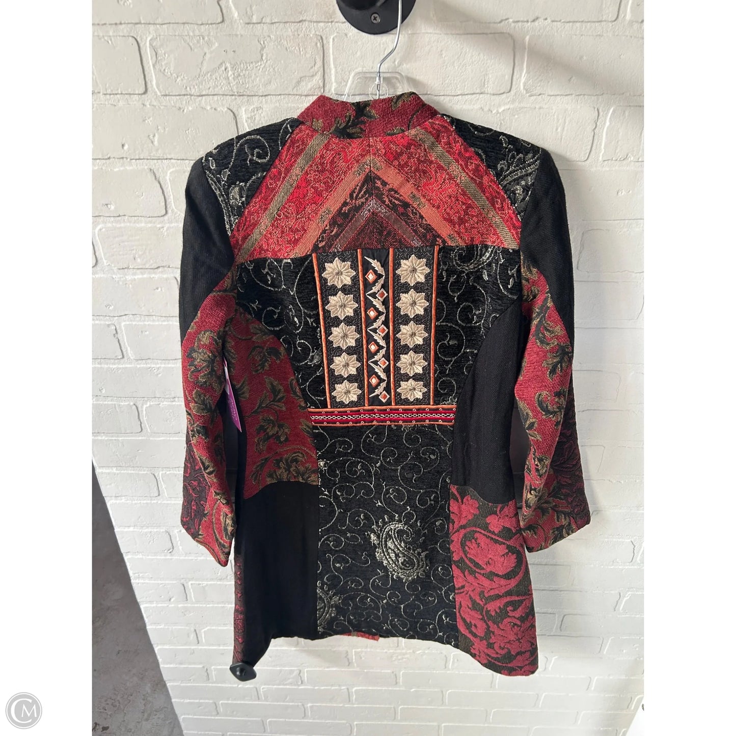 Jacket Other By Cmc In Black & Red, Size: M