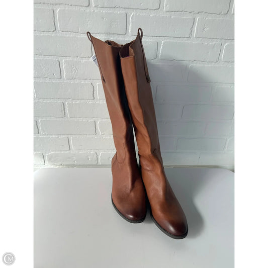 Boots Knee Flats By Sam Edelman In Brown, Size: 9.5