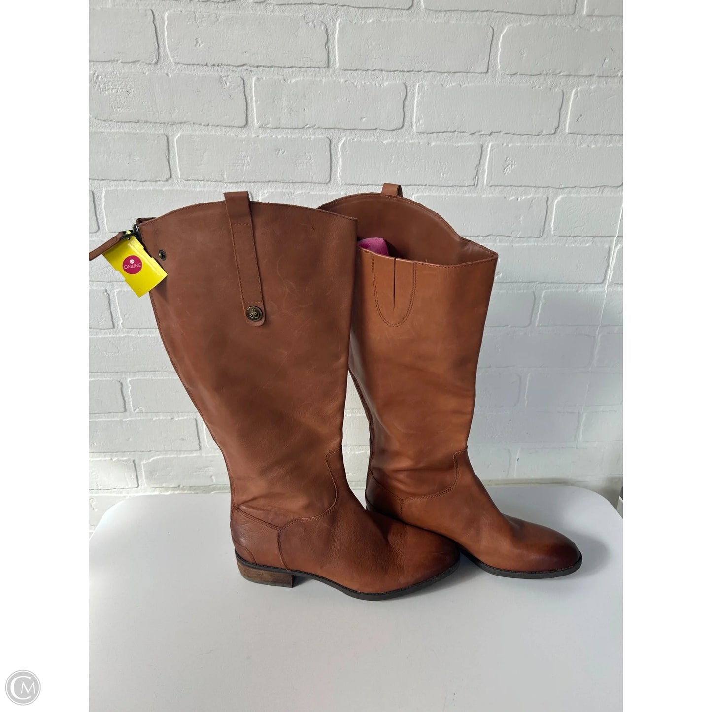 Boots Knee Flats By Sam Edelman In Brown, Size: 9.5