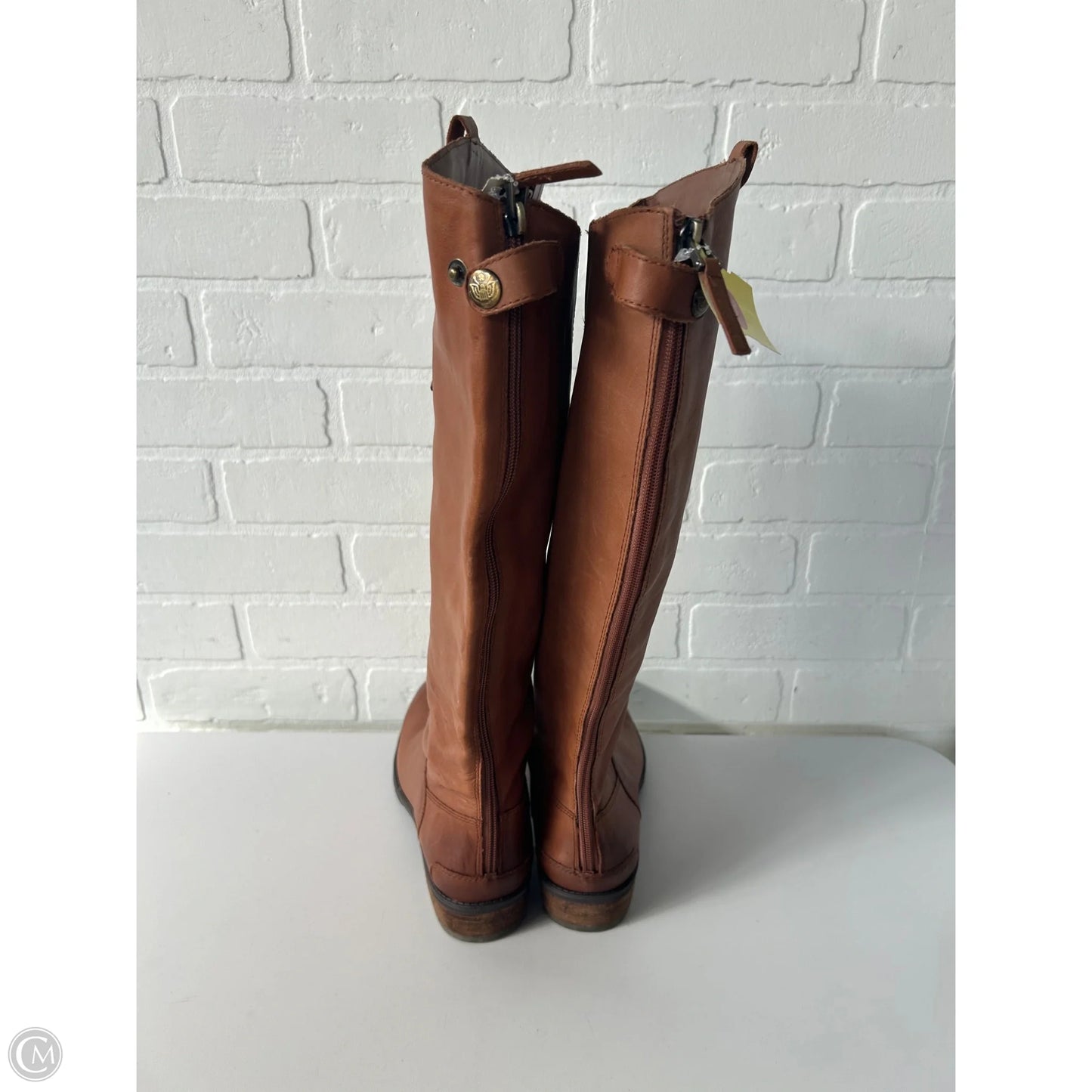 Boots Knee Flats By Sam Edelman In Brown, Size: 9.5