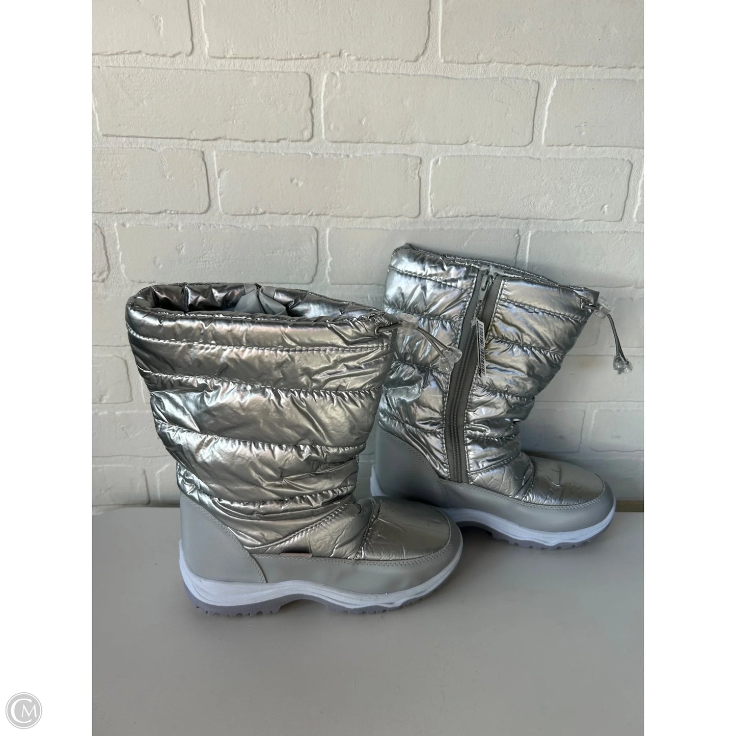 Boots Snow By Cmc In Silver, Size: 8