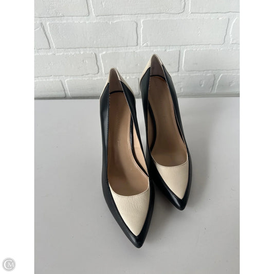 Shoes Heels Stiletto By Banana Republic In Black & Cream, Size: 7.5