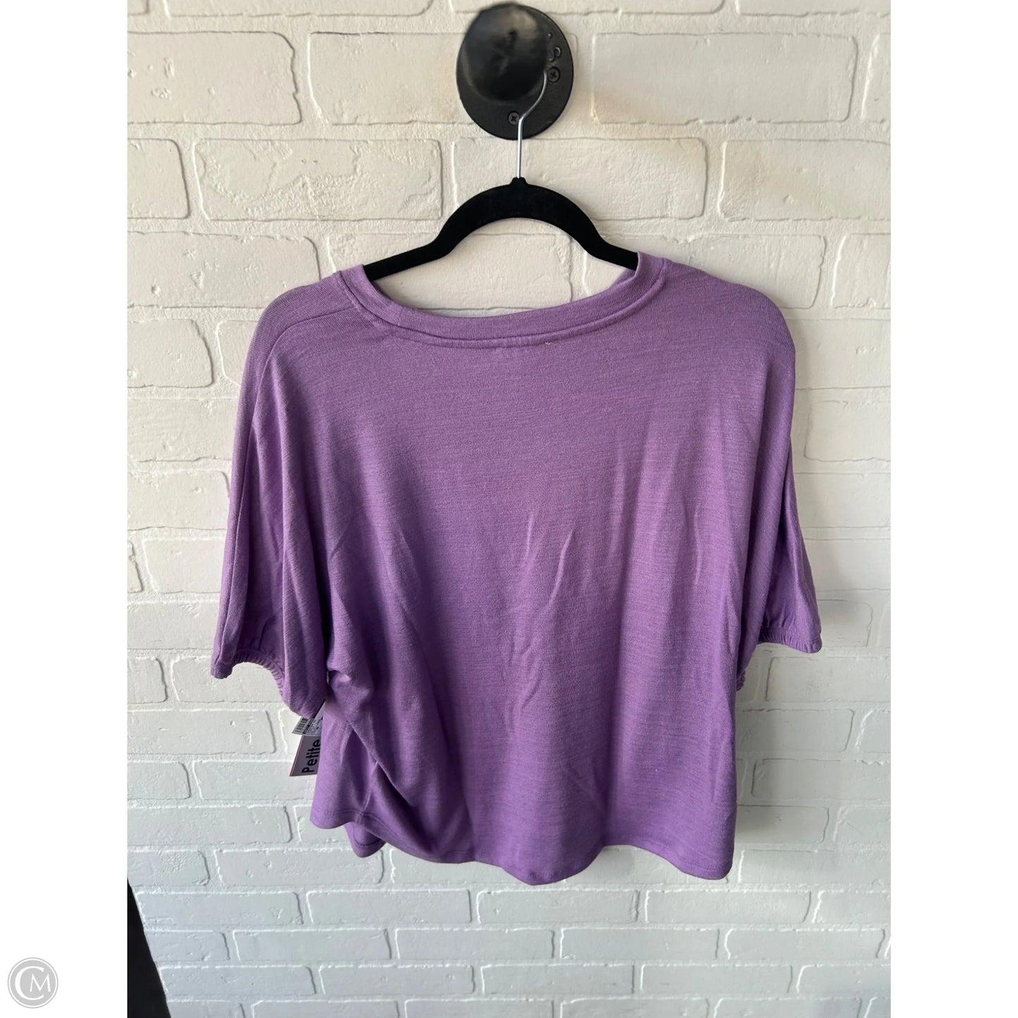 Sweater Short Sleeve By West Bound In Purple, Size: Mp