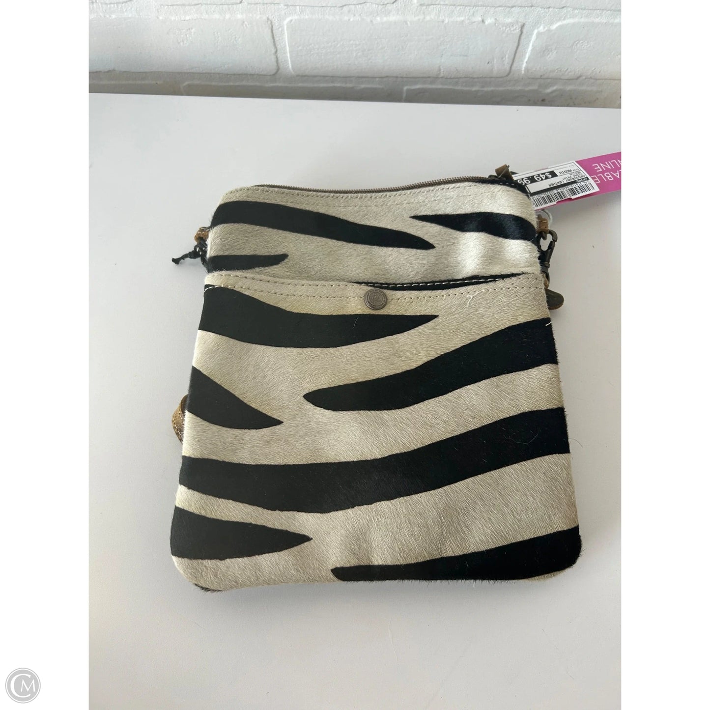 Crossbody Leather By Myra, Size: Medium