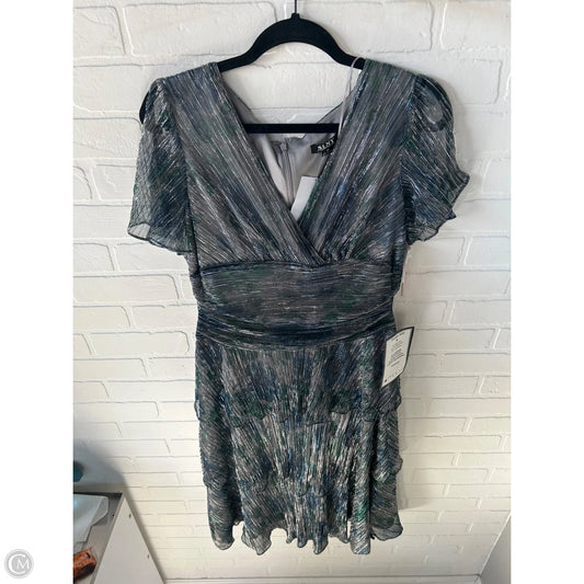 Dress Party Midi By Sl Fashions In Grey & Silver, Size: M