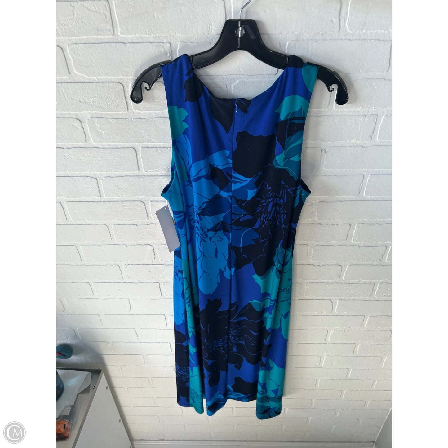 Dress Work By American Living In Blue & Green, Size: Xl
