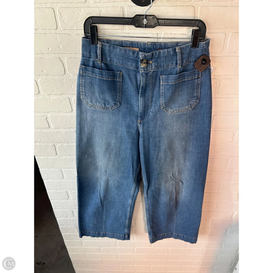 Jeans Wide Leg By Pilcro In Blue Denim, Size: 10