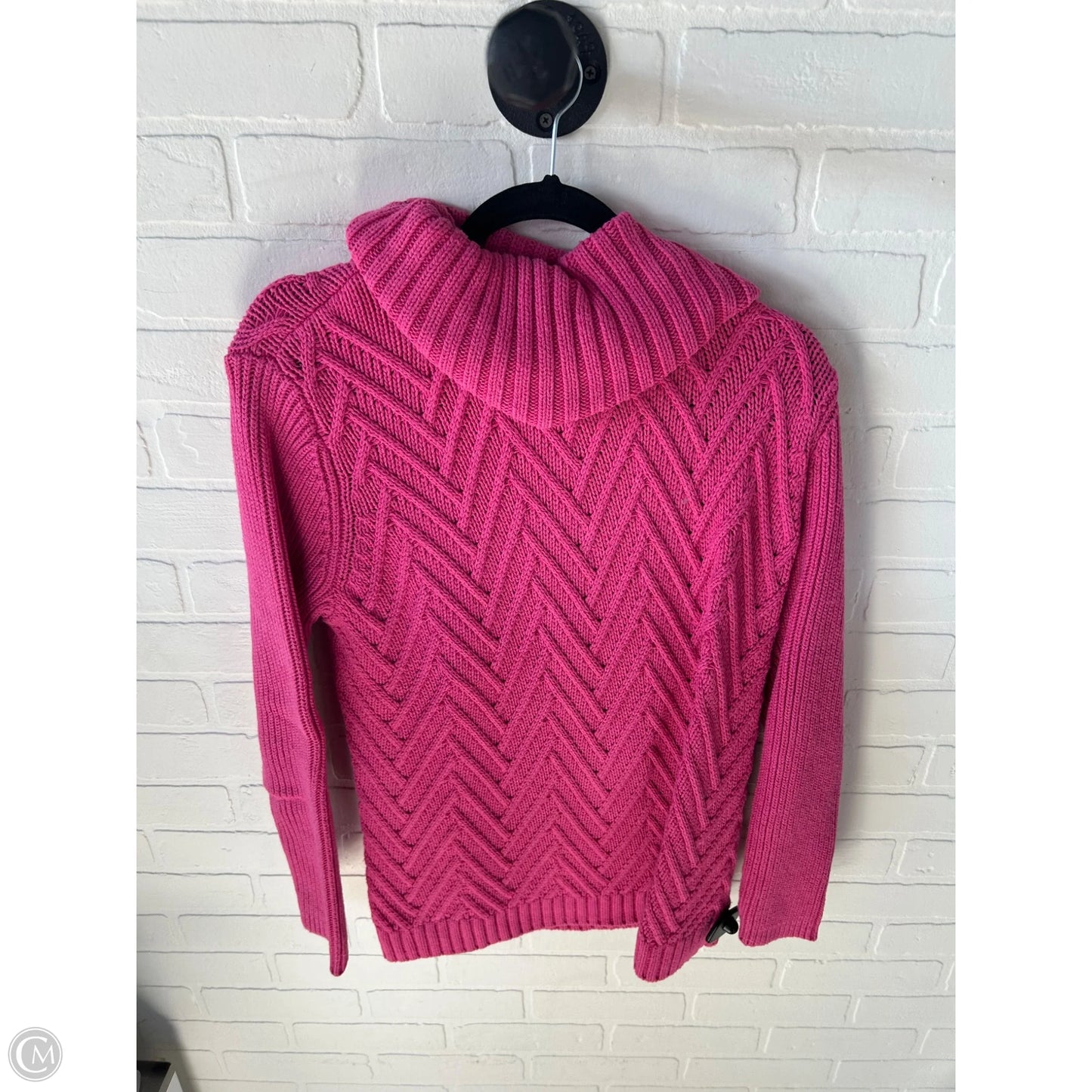 Sweater By Talbots In Pink, Size: L