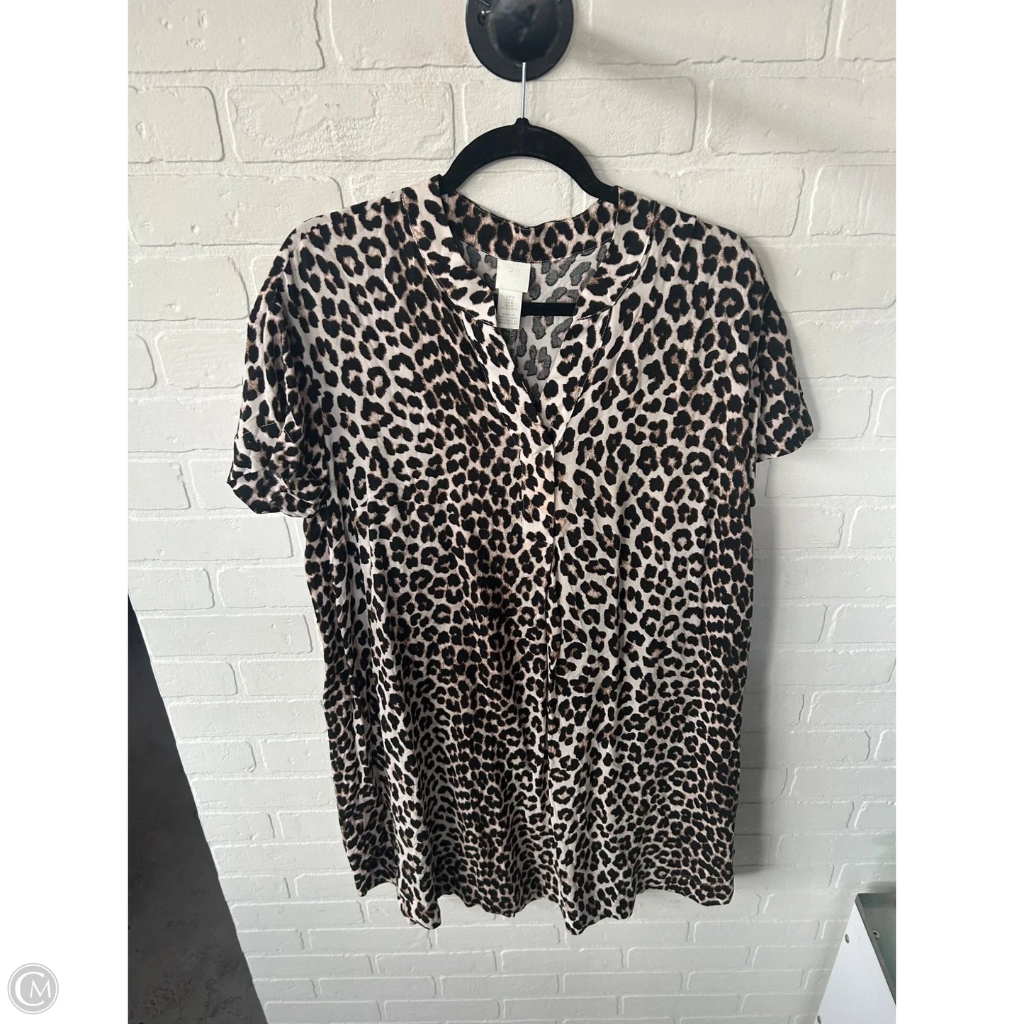 Dress Work By H&m In Animal Print, Size: M