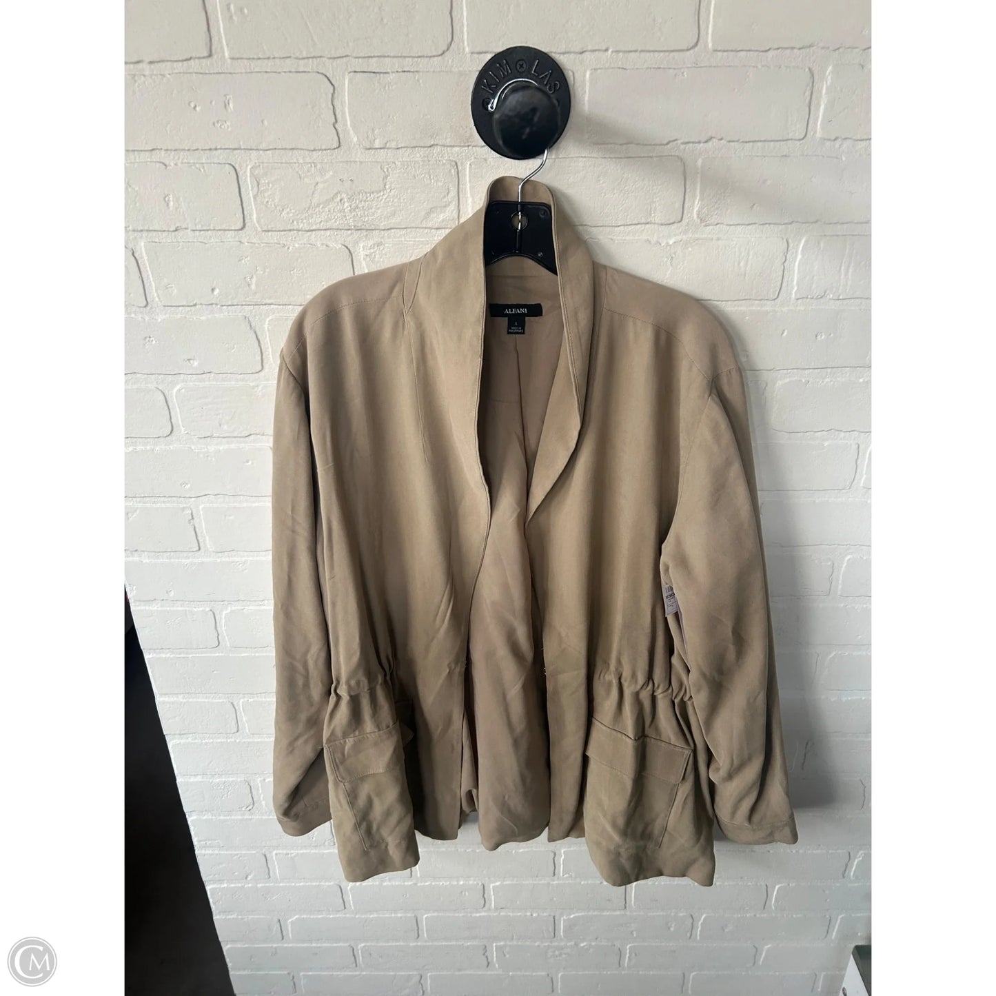 Jacket Other By Alfani In Tan, Size: L