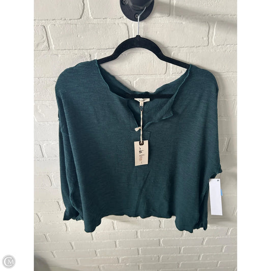 Top Long Sleeve By In Loom In Green, Size: S