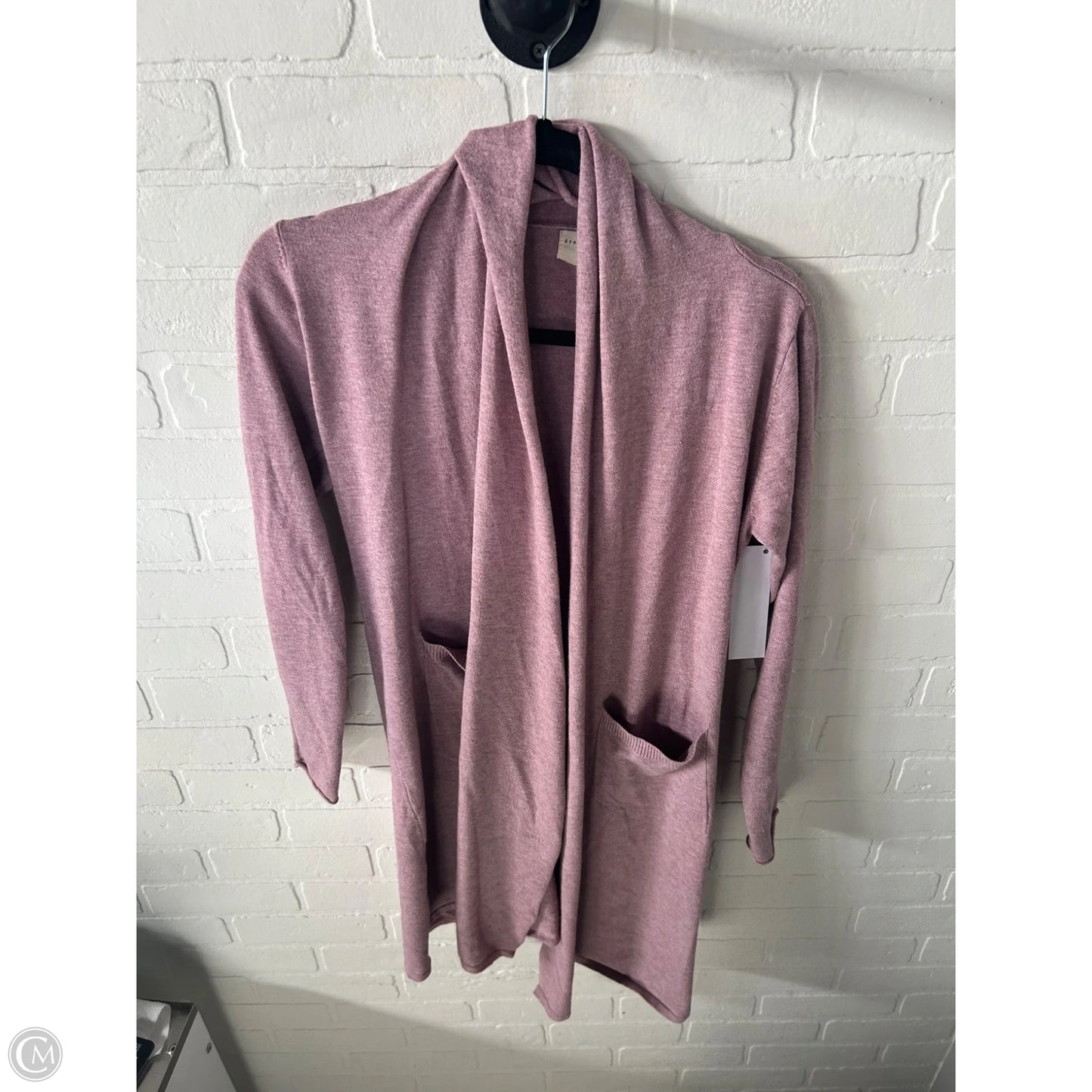 Sweater Cardigan By Dreamers In Purple, Size: S