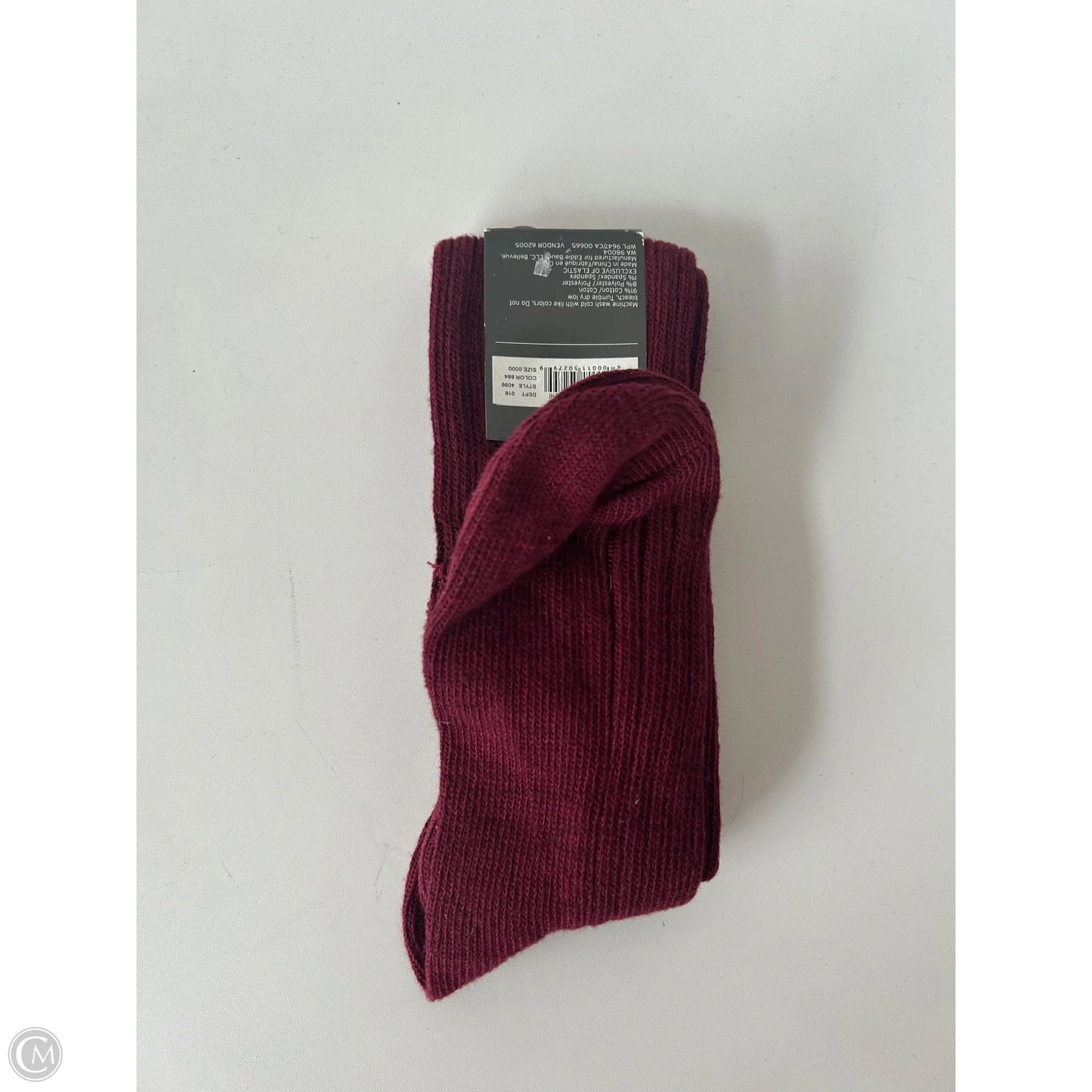 Socks By Eddie Bauer In Maroon, Size: Osfm