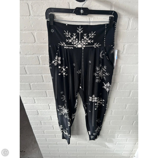 Pants Joggers By Cme In Black & White, Size: 12