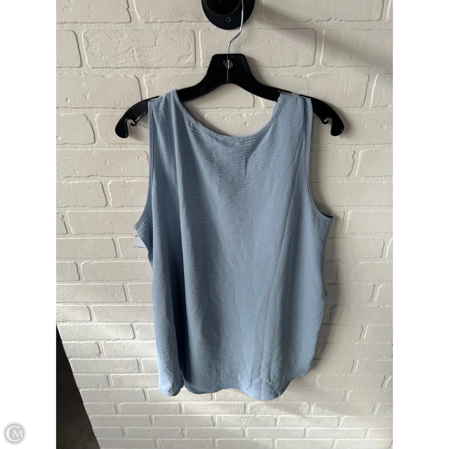 Top Sleeveless By Zenana In Blue, Size: 1x