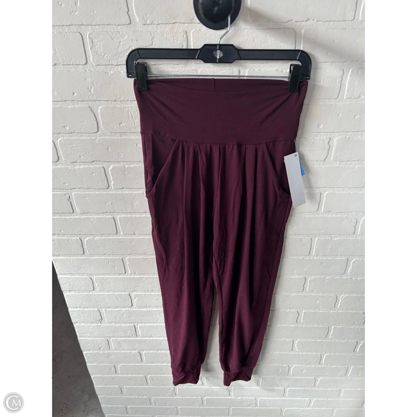 Pants Joggers By Cme In Maroon, Size: 6