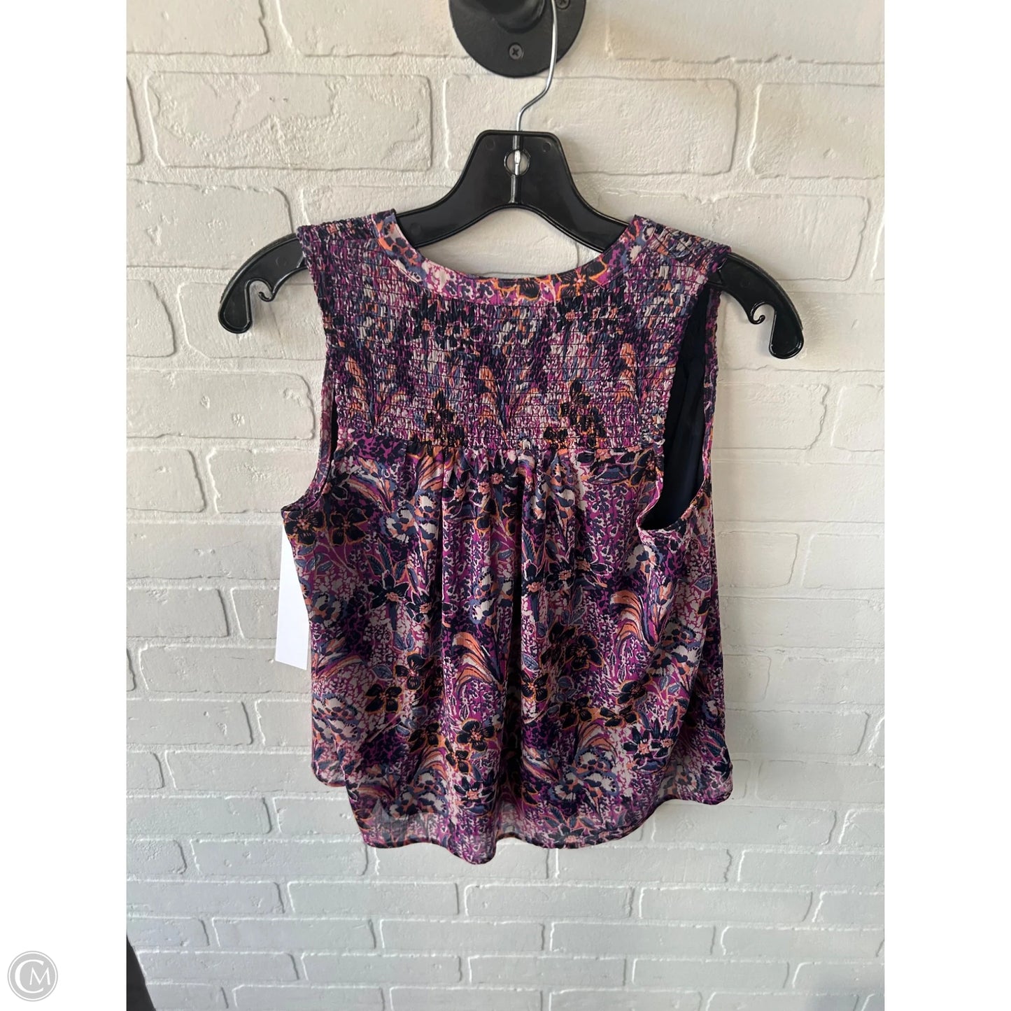 Top Sleeveless By Evereve In Blue & Purple, Size: Xs