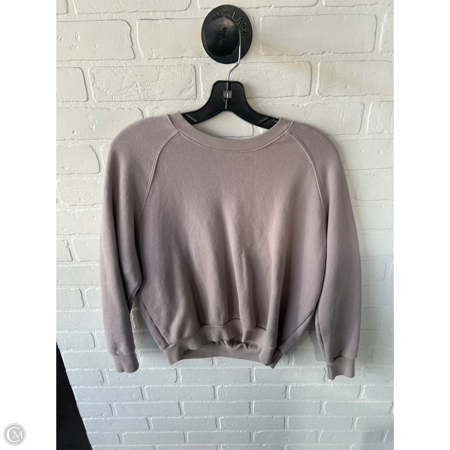 Sweatshirt Crewneck By Clothes Mentor In Taupe, Size: S