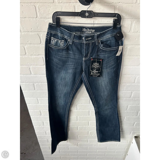 Jeans Boot Cut By Love Indigo In Blue Denim, Size: 6